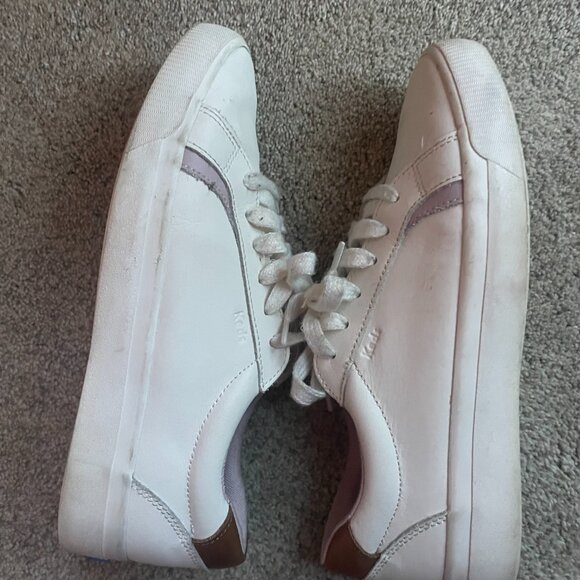 Leather Keds with pink accents, size 8 - Picture 6 of 6